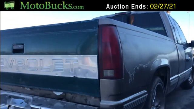 1996 Chevy Silverado 1500 Public Auction Las Vegas Ends 02/27/21