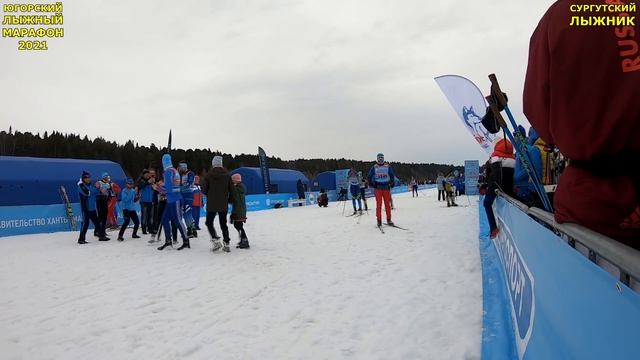 СЕРГЕЙ УСТЮГОВ НА ФИНИШЕ ЮГОРСКОГО ЛЫЖНОГО МАРАФОНА-2021 И ПОСЛЕ НЕГО. смотреть онлайн