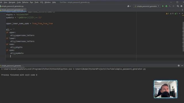 Simple Password Generator in Python смотреть онлайн