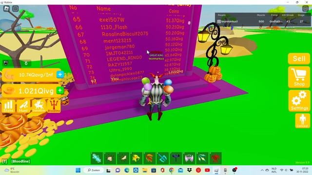 roblox lifting simulator. event transformations (top1000) and (top 100) смотреть онлайн
