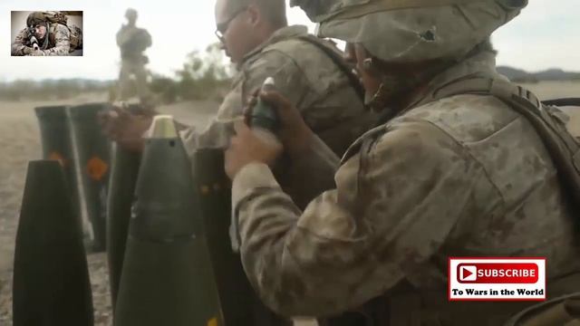 Marines Sling Load M777 Howitzer To Firebase & Fire The Gun смотреть онлайн