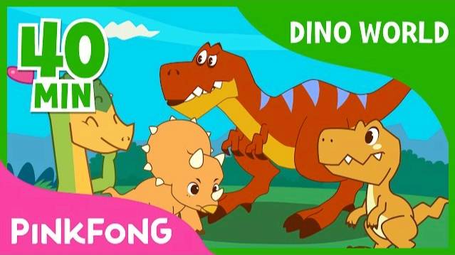 Dino World | T-Rex and more | +Compilation | Dinosaur Musical | Pinkfong Stories for Children смотреть онлайн