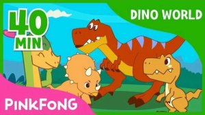 Dino World | T-Rex and more | +Compilation | Dinosaur Musical | Pinkfong Stories for Children