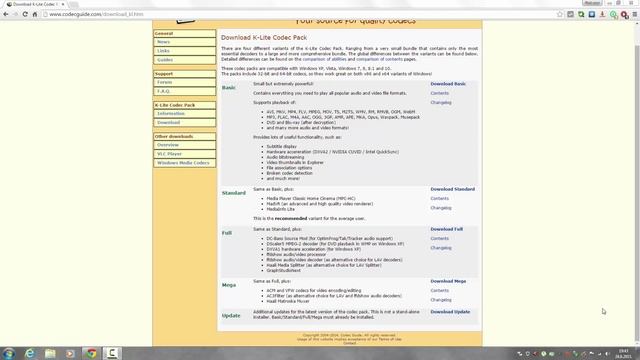 K-Lite Codec Pack смотреть онлайн