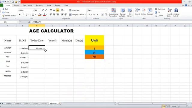 Microsoft Excel Online Summer Camp 2023: How to create Age calculator in Excel смотреть онлайн