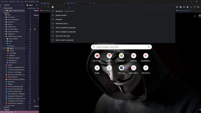 Weather App Using React JS and CSS ? | For Beginners ? смотреть онлайн