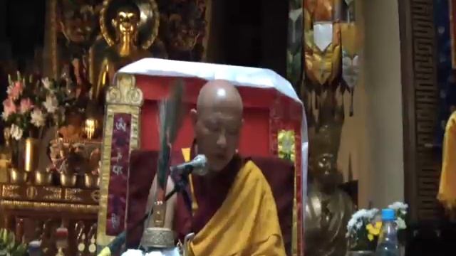 Чадо Тулку Ринпоче. Комментарий на текст Чже Цонкапы "Счастливая судьба'. Часть - 4. смотреть онлайн