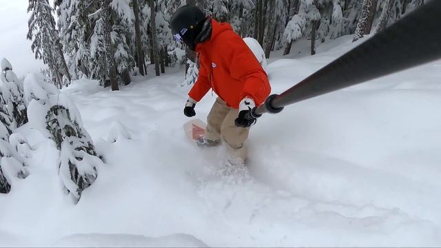 Fast Big Mountain Snowboarding in the Trees & Alpine смотреть онлайн