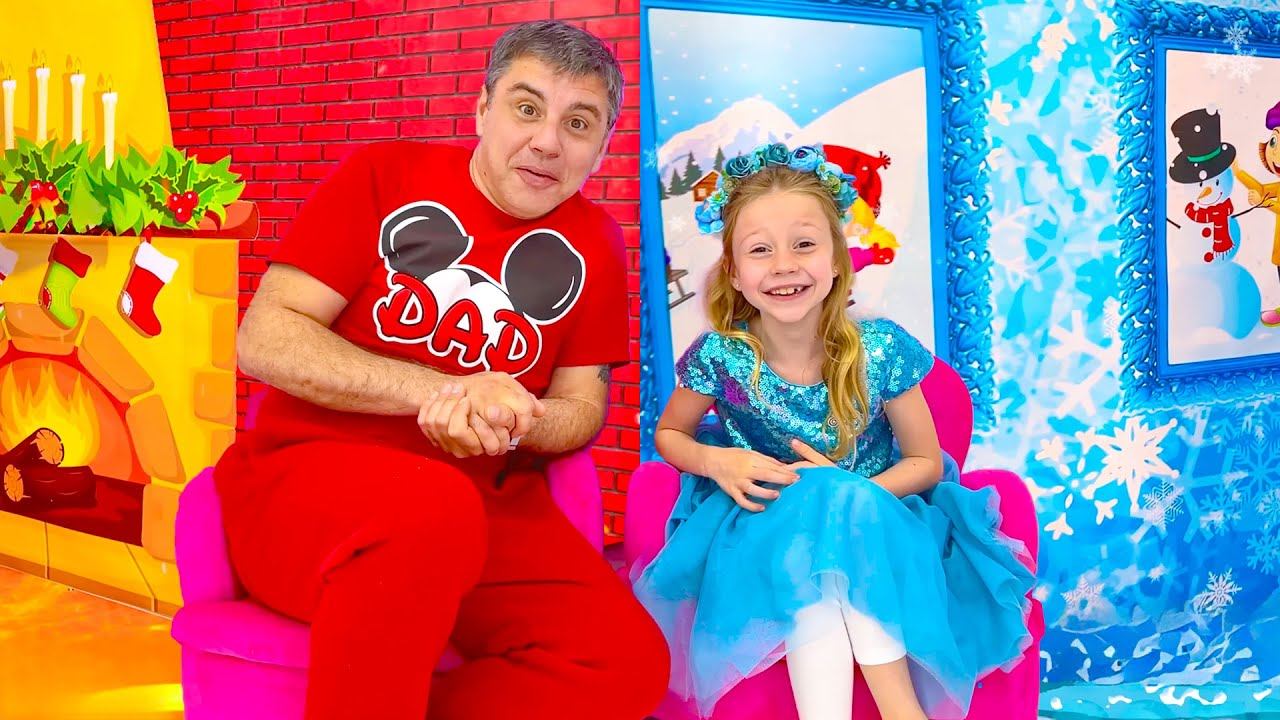 Настя и папа устроили челлендж Холодное против Горячего смотреть онлайн