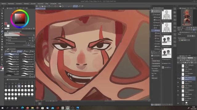 Clathrus Ruber - Speedpaint смотреть онлайн