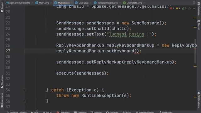 19-lesson. Telegram BOT Button смотреть онлайн