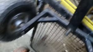 Поворотный узел четырёх колёсной тачки