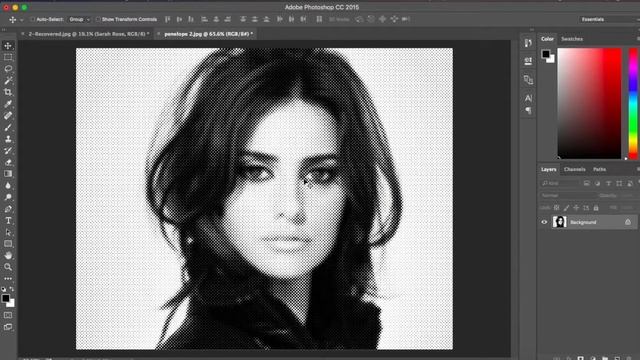 How to Create Dotted Halftone Pattern in Photoshop | Image Manipulation Tutorial. смотреть онлайн