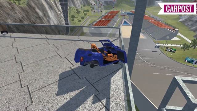 Extreme Polski Fiat Crashes BeamNG смотреть онлайн
