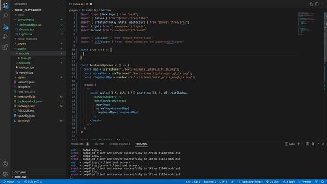 Building the Metaverse: Ultimate react three fiber course - Loading Models смотреть онлайн