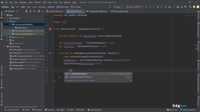 Store/Save Data in Firebase real time database in Android Studio - Android Firebase | Android Kotli смотреть онлайн