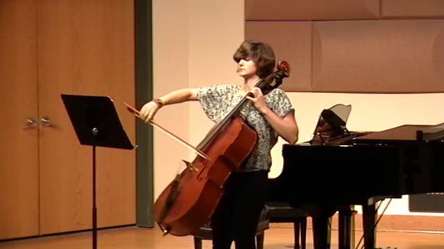 Joy Adams plays J.S. Bach Suite for solo cello no.2 Allemande смотреть онлайн