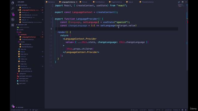 35 - Using Context with Hooks смотреть онлайн
