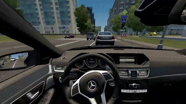 City Car Driving Mercedes e63 +руль смотреть онлайн