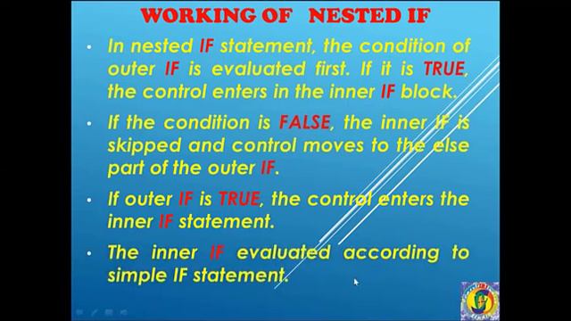 Nested If Statement in C language смотреть онлайн