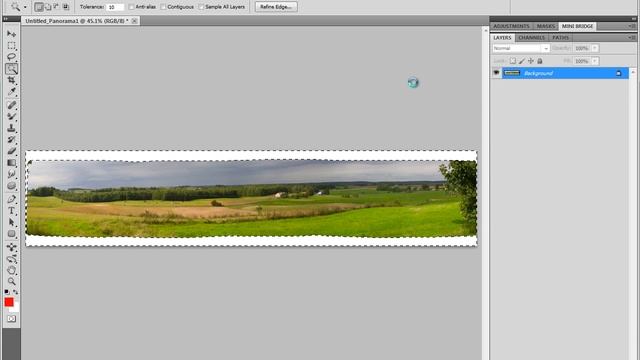 Master Content-Aware Fill with Photomerge in Photoshop CS5 смотреть онлайн