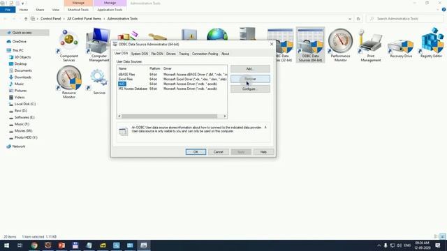 Steps to Create DSN file in Windows 10 | JDBC Connection to MS Access Database in Java 8 смотреть онлайн