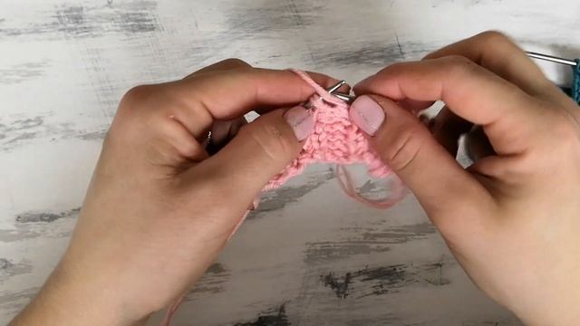 Объемный рельефный узор спицами с вытянутыми петлями. Вяжем спицами. смотреть онлайн