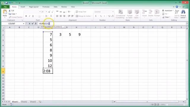 How to add up a column or row in Microsoft Excel and other spreadheets смотреть онлайн