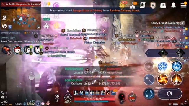 Black Desert Mobile - BOROBUDUR VS Revolutions - Round 3 Friendly War смотреть онлайн