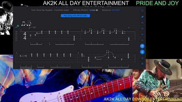 🎸LEARNING PRIDE AND JOY BY SRV WITH SONGSTERR.COM 🎶