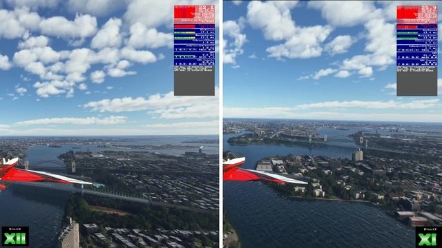 FS 2020 - DX11 & DX12 Graphics Performance Comparison - Sim update 11 40th Anniversary - New York смотреть онлайн