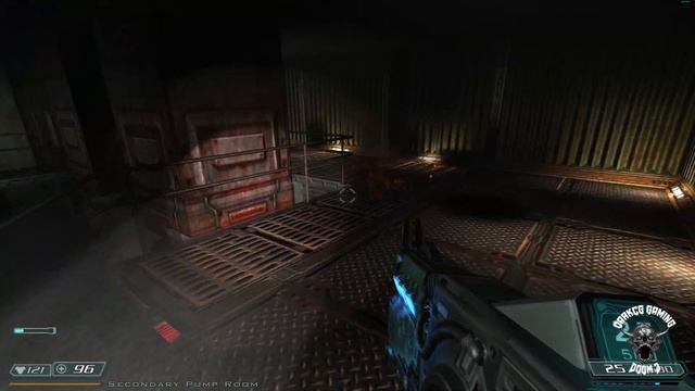 Doom 3 (2004) [4K] - Level 12 - Monorail Skybridge