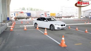 Процесс сдачи экзамена в ГИБДД (площадка)