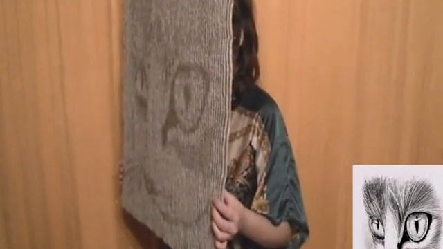 Глаза котенка Иллюзорное вязание смотреть онлайн