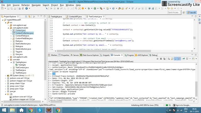 Agile CRM Rest API using Java Example смотреть онлайн