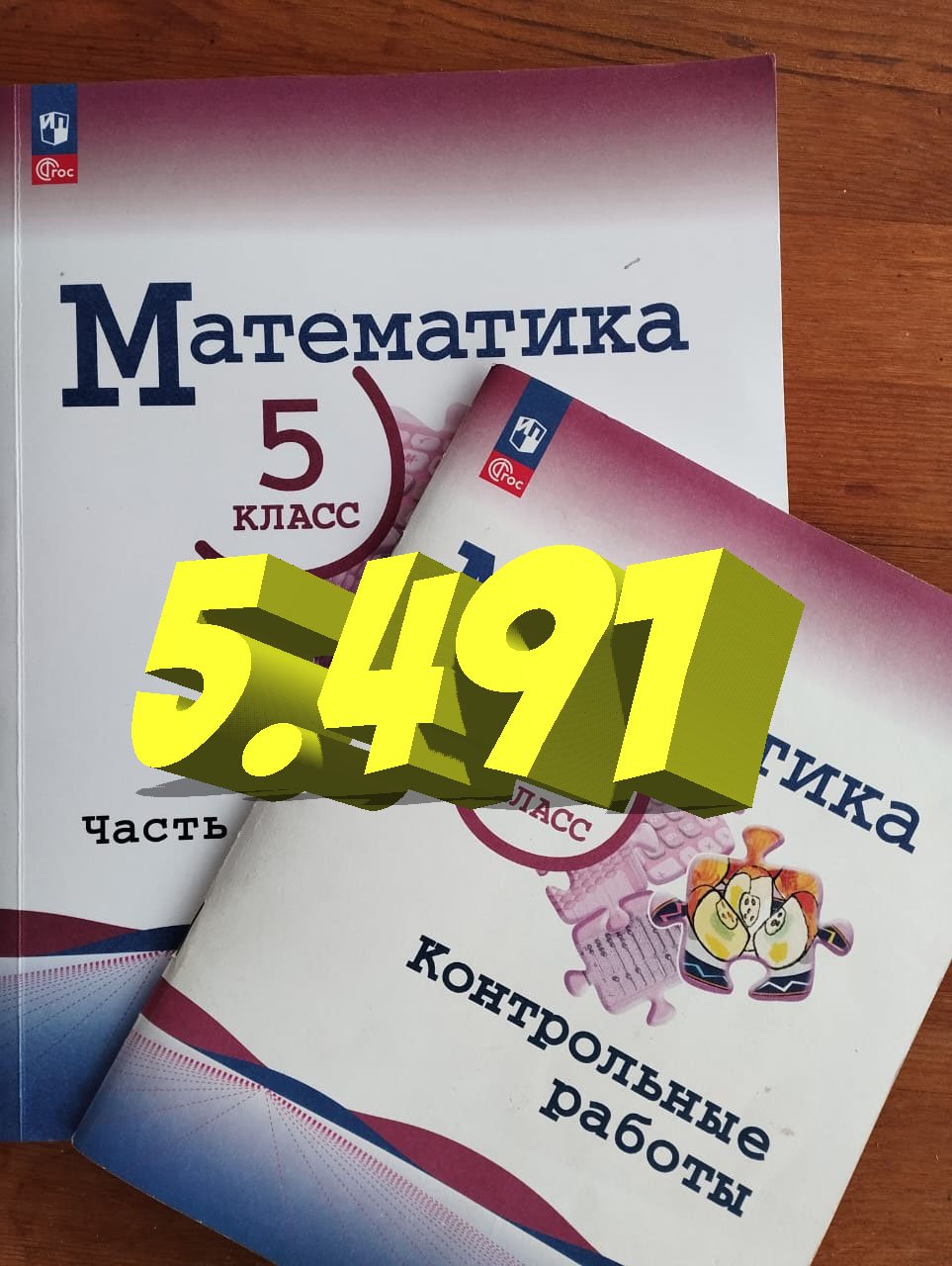 математика 5 класс номер 5.491 смотреть онлайн