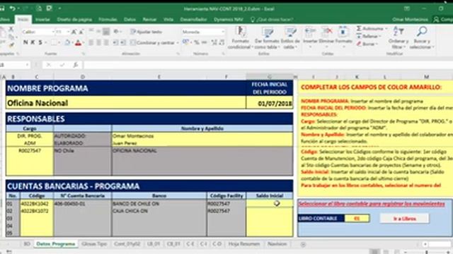 Herramienta NAV CONT 2018 2 0 xlsm Excel 12 07 2018 10 13 48 смотреть онлайн