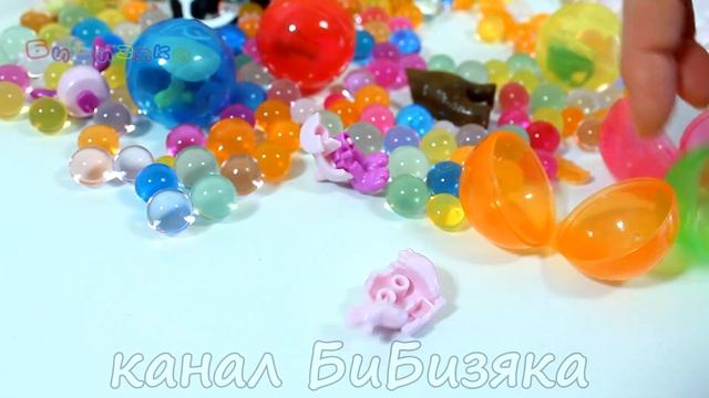 Игрушки Свинка Пеппа Открываем БОЛЬШОЙ ШАР с сюрпризами Видео для детей смотреть онлайн
