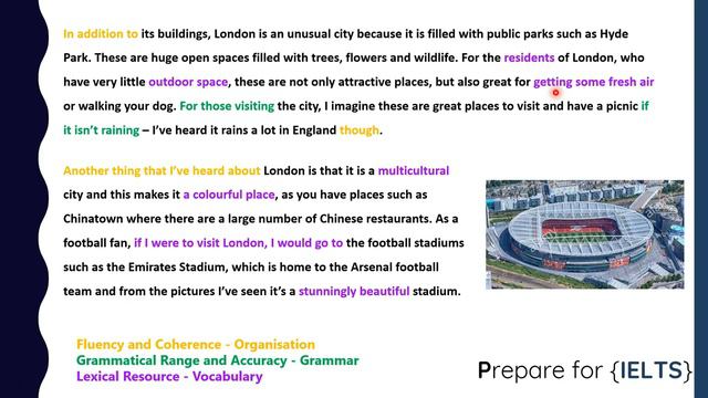 IELTS Speaking Part 2 And 3 - Describe A Beautiful City