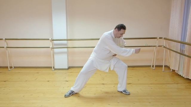 Тайцзицюань. Ур15 Ушу тайцзи цигун. // Hunyuan Tai Chi 48 Forms 15 Lesson wushu taiji qigong смотреть онлайн