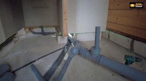 Канализация в доме из дерева  - как делать правильно