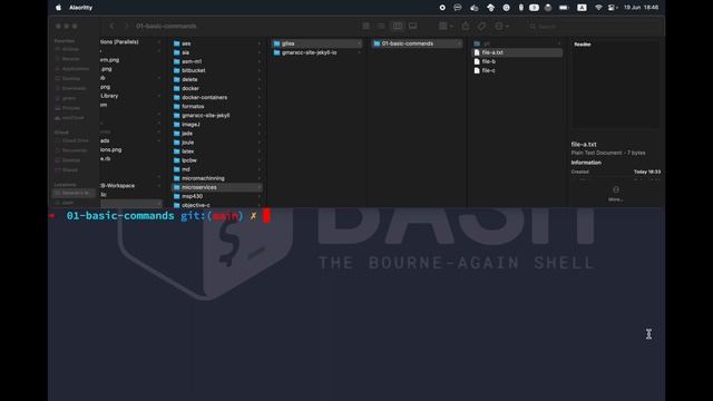 Gitea 1: Git basic commands смотреть онлайн