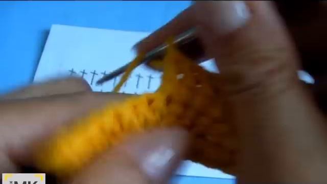 Урок 11-- 3-я часть Начало вязания ( 2-й ряд) смотреть онлайн