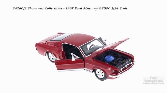 34260/2 Showcasts Collectibles - 1967 Ford Mustang GT500 1/24 scale смотреть онлайн