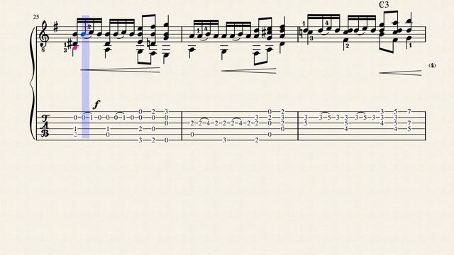 Alpine Rose - Dorn, C.J. (1839 - 1909) - Tablature