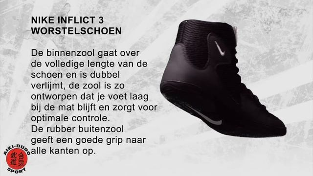 NIKE INFLICT 3 WORSTELSCHOEN - ZWART/GRIJS смотреть онлайн