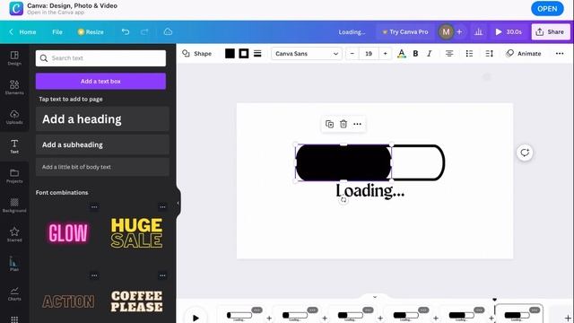 How to create an animated progression bar in Canva смотреть онлайн