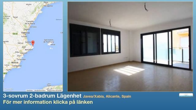 3-sovrum 2-badrum Lägenhet till salu i Javea/Xabia, Alicante, Spain смотреть онлайн