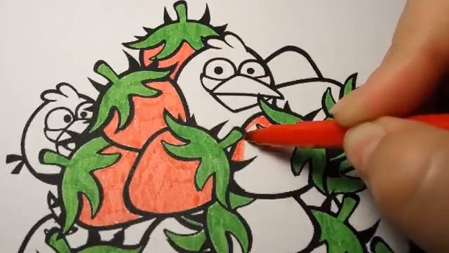Angry Birds Coloring Pages Video Compilation | Art Colors For Kids смотреть онлайн