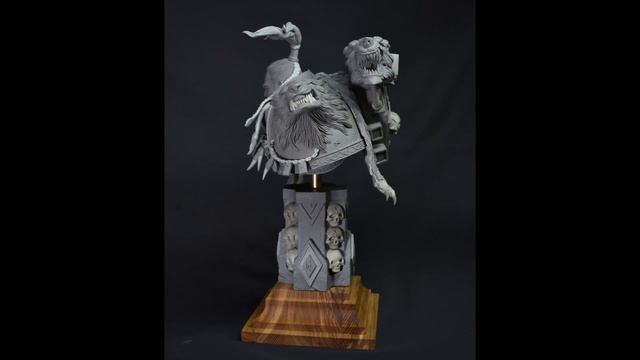 Warhammer 40000 Sculpting. Рагнар Черная Грива. Ragnar Blackmane